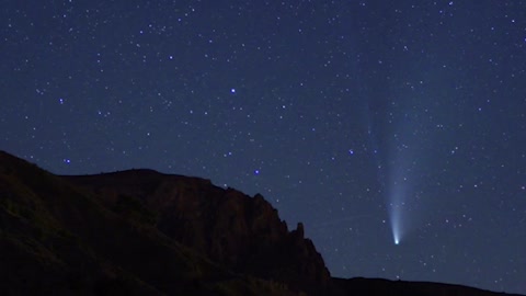 Night sky stars Timelapse