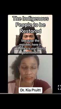 Indigenous People & Lawful Governments Are Restored Part 1~Dr. Kia Pruitt & Douglas Lattimore