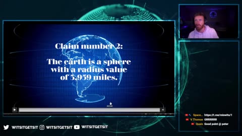 Witsitgetsit proves flat earth with science fascinating!