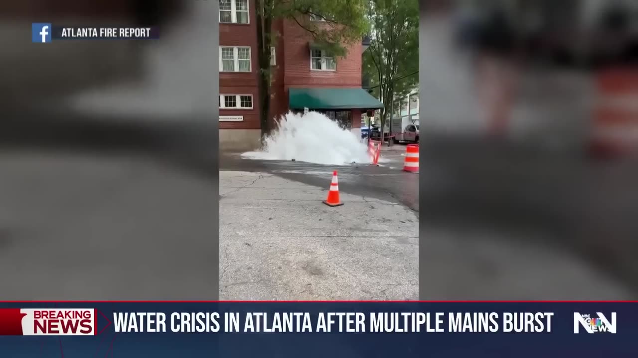 Atlanta facing water crisis after multiple major water main breaks