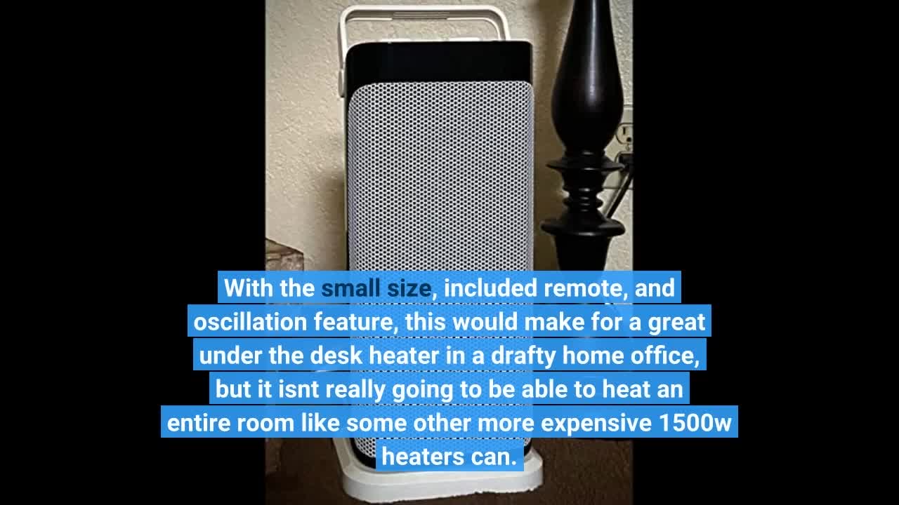 Space #heater 1500W Portable Tower Space #heater-Overview