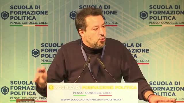 🔴 Matteo Salvini alla Scuola di Formazione Politica per parlare di idee e progetti per il Futuro.