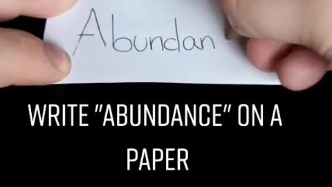 How to attract money abundance