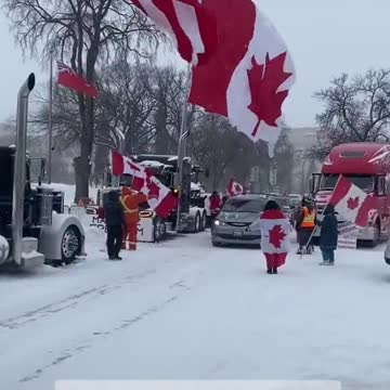 Manitoba Freedom Convoy Holding The Line