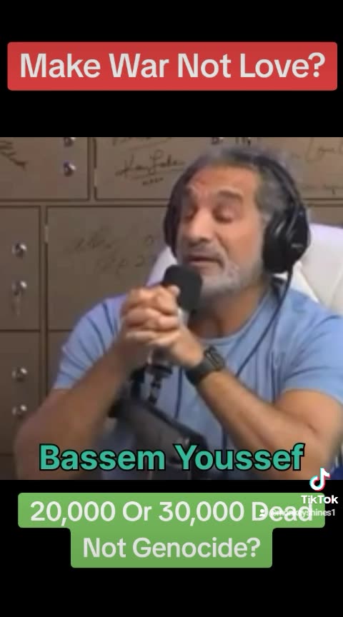 Bassem Youssef: How To Debunk Pro-Genocide In Gaza Crowd.