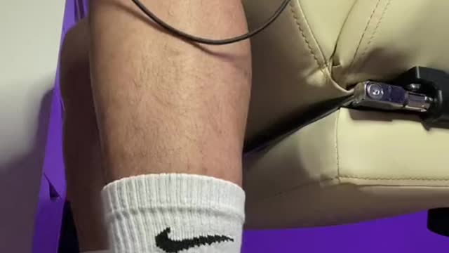POV: Whenever my headset wire touches theskin on my leg