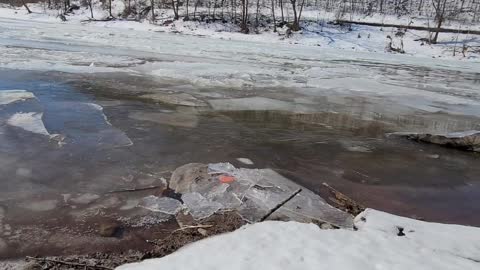 Icy Delaware River