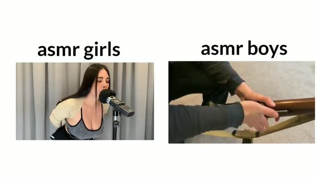 ASMR girl vs boy🥵