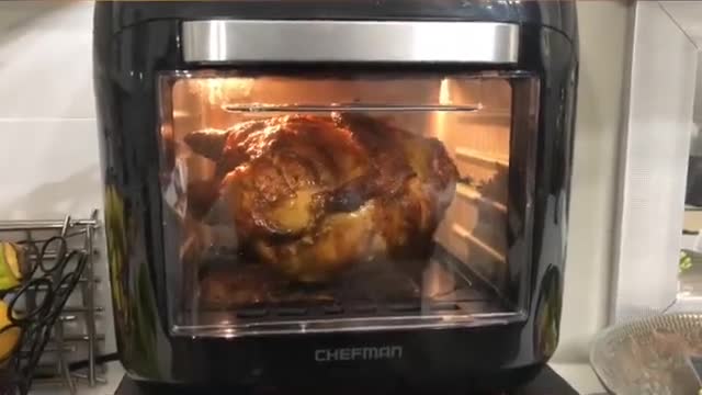 Funny video of a roaster Getting oven 😂