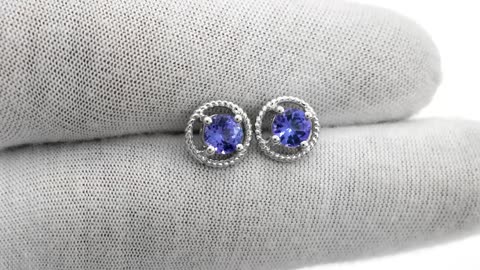 Buy Gold Tanzanite Earrings at Chordia Jewels