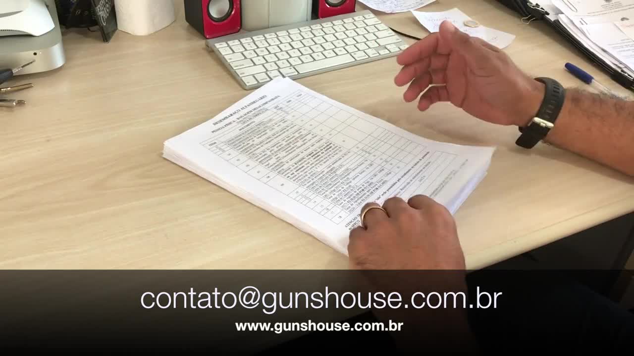 Burocracia - Importação de armas