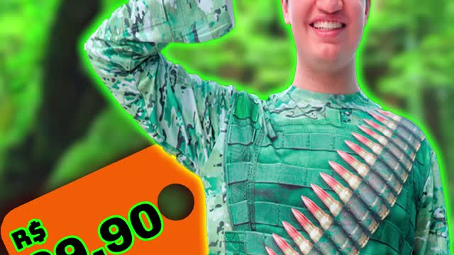 Confira nossa fantasia de soldado!