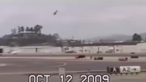 When a helicopter almost crash