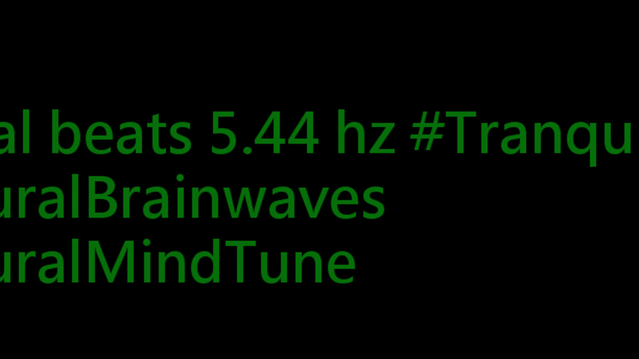 binaural_beats_5.44hz_ASMRAudio AudioSphereSonicHealing AudioSphereDeepTranquility