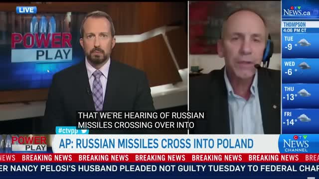 AP: RUSSIAN MISSILES CROSS INTO POLAND