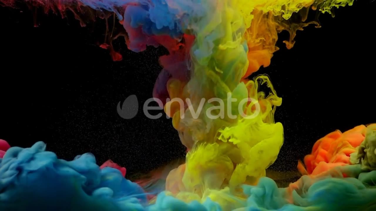 Ink in watersplash