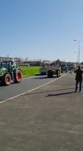French Farmers Commence "Operation Snail" on the Streets of Laval Against Soaring Fuel Prices