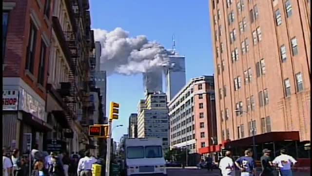 Rare Footage of 9-11 WTC Attack