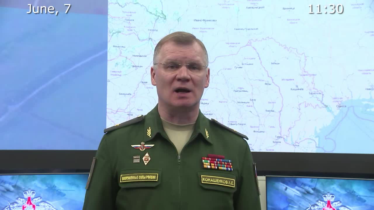 Briefing by Russian Defence Ministry, (June 7, 2022)