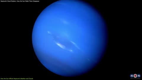 There's something strange! Neptune’s Clouds are gone and it's all of because the sun