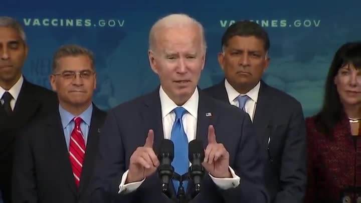 Biden: "Almost everyone who will die from COVID this year will not be up to date on their shots."