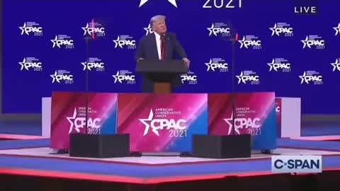 CPAC Trump says he might try to beat them for third time!