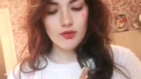 The girl is viral in tik tok