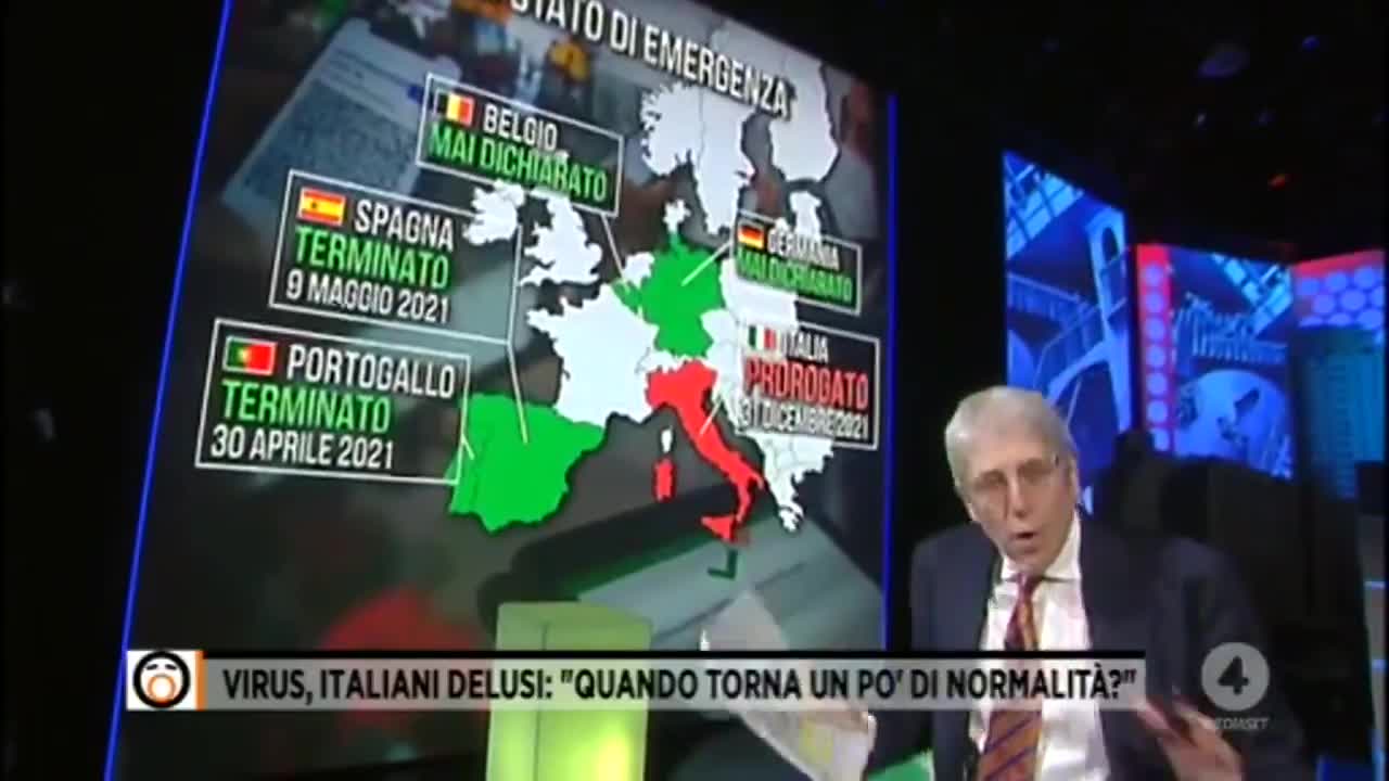 L’Italia è l’unico paese che aumenta le restrizioni per il Covid