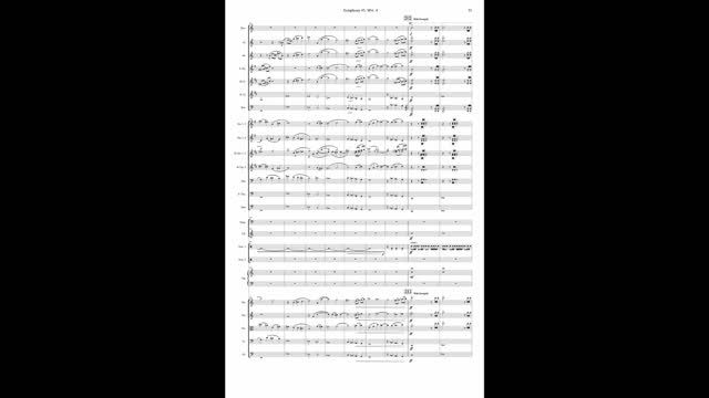 Symphony #1, Mvt. 4