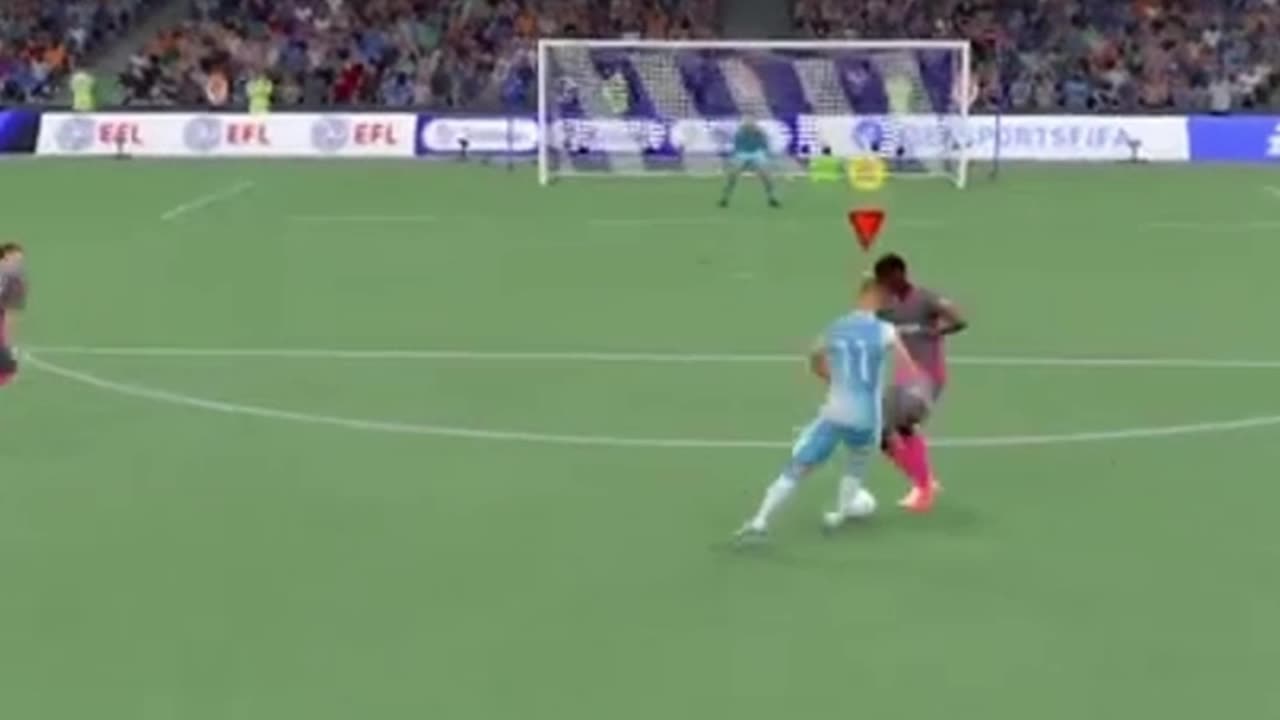 HARDEST DEFENDER TO PASS IN FIFA 22 EFL #gaming #viral #video #trending #youtube #youtubeshorts #fyp