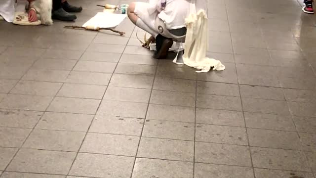 Bizarre New York Subway Troupe