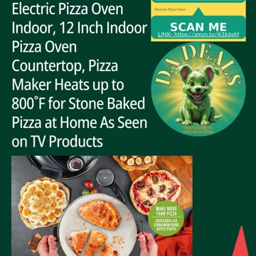 DaDeals Product Spotlight: PIEZANO Electric Pizza Oven