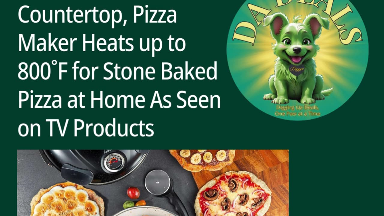 DaDeals Product Spotlight: PIEZANO Electric Pizza Oven