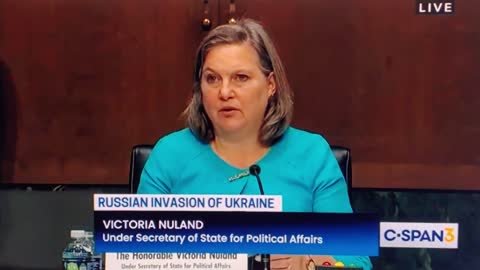 Victoria Nuland confirms: There are "biological research facilities" in Ukraine