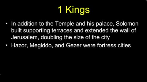 Chuck Missler - 1 Kings (Session 4) chapters 9-11