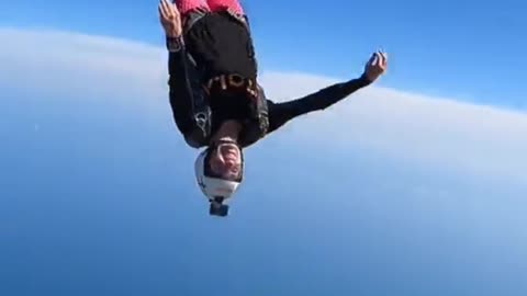 Skydiving and Beautiful Stadium view