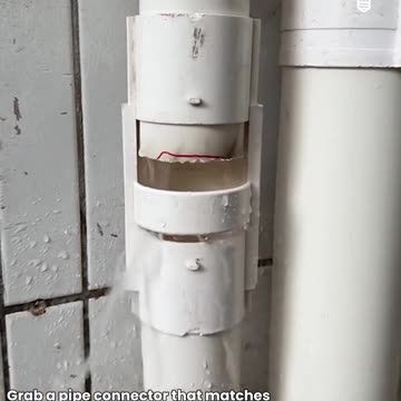 Solution for leaky PVC pipe.hd