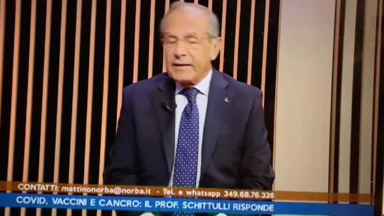 9/11/2023 - PUNTURINA ASSASSINA - Prof Schitulli: <<Io non sono un NO-VAX, però sarebbe opportuno vedere quanti danni sta causando il vaccino!>>