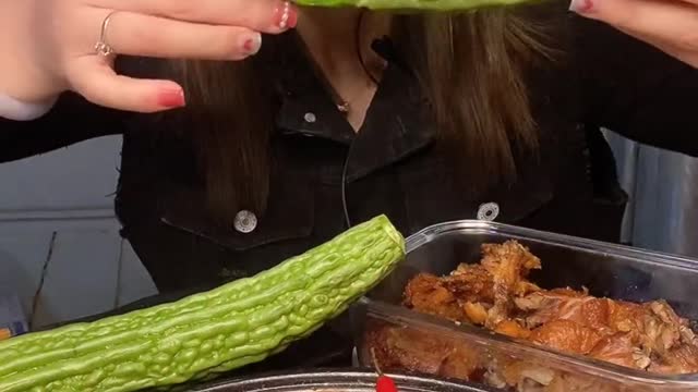 ASMR MUKBANG CHINESE EATING Raw ginger