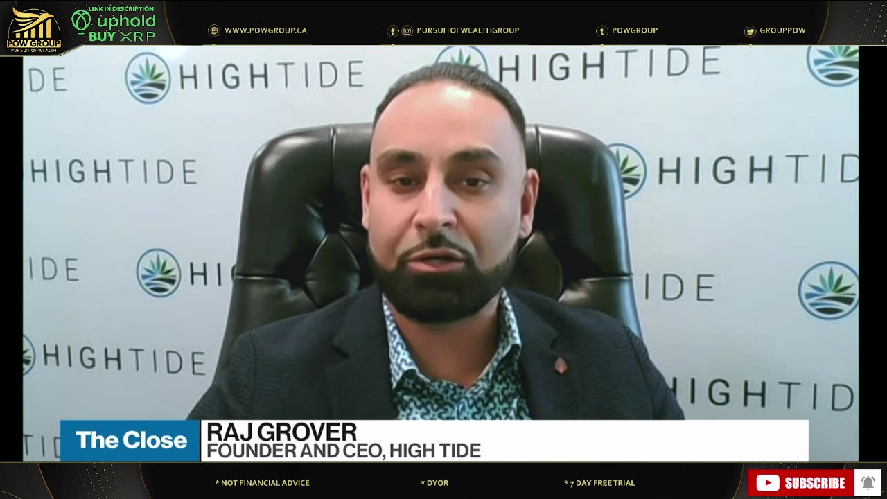 High Tide: CEO Raj Grover Reacts To Ontario Store Increase, Interview With BNN Bloomberg