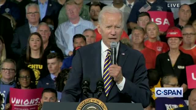 Biden: Remember What the Economy Was Like When I Was Elected, People Were Waiting for a Box of Food