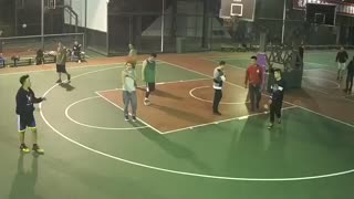 Steal to Bounce Pass Assist for Lenhart Street Basketball in China