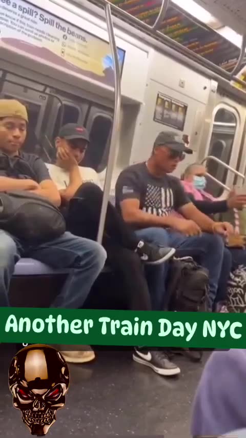 Immigrants fighting on NYC train. - Mass Deportations are a must.