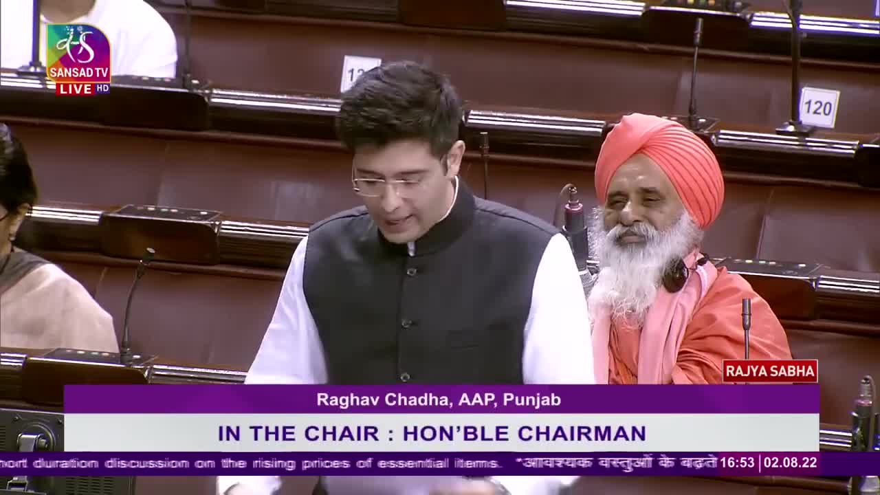 India में बढ़ती महंगाई और Punjab के मुद्दे पर Raghav Chadha का Modi और BJP पर तगड़ा वार | Best Speech