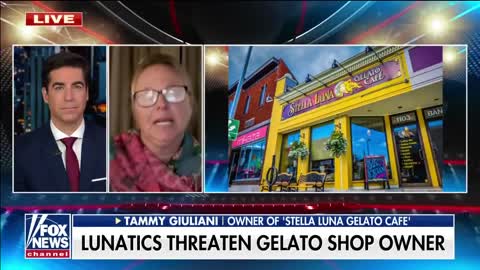 Canadian gelato shop owner breaks down crying after threats for donation to truc