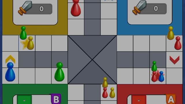 Playing in rush mode 2 vs 2 tournament in the game ludo club data (18/05/2022).