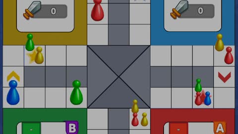 Playing in rush mode 2 vs 2 tournament in the game ludo club data (18/05/2022).