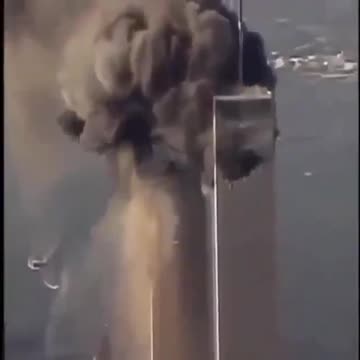 Real Independent Footage 9-11 WTC - NO Airplanes ! CGI Hoax (Read Below)*1min*