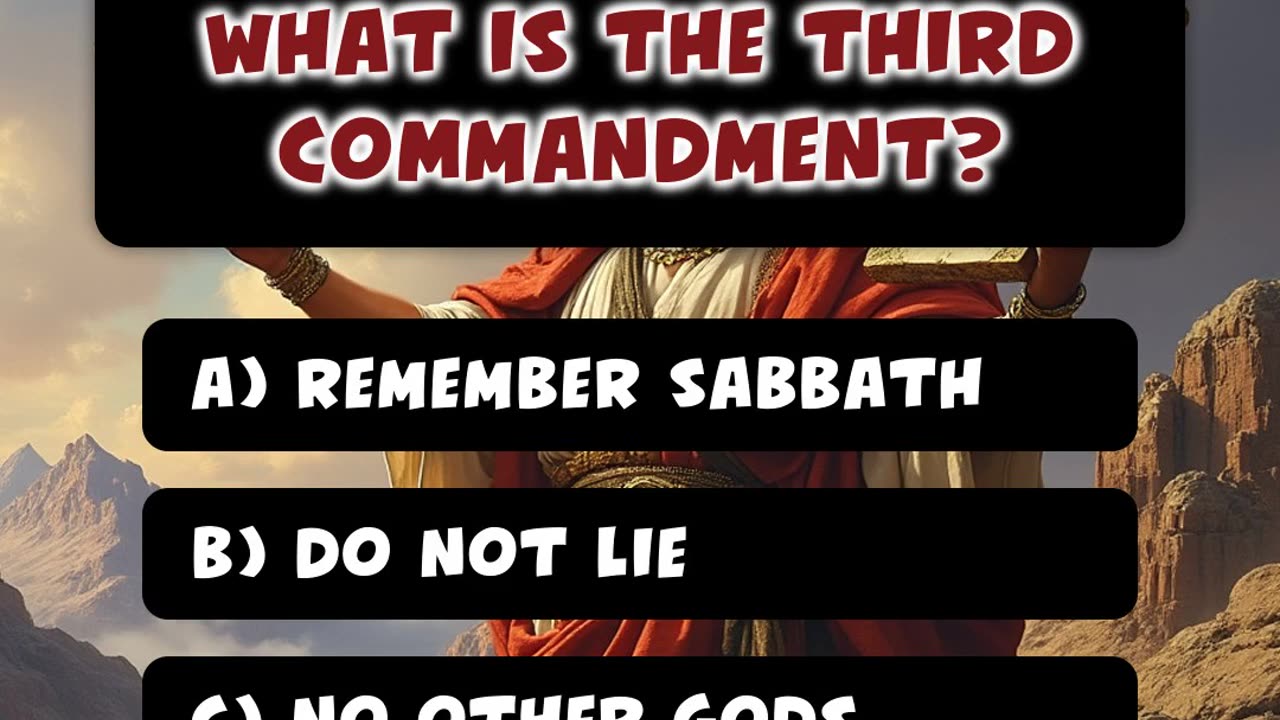 Faithful Facts - 10 Commandments