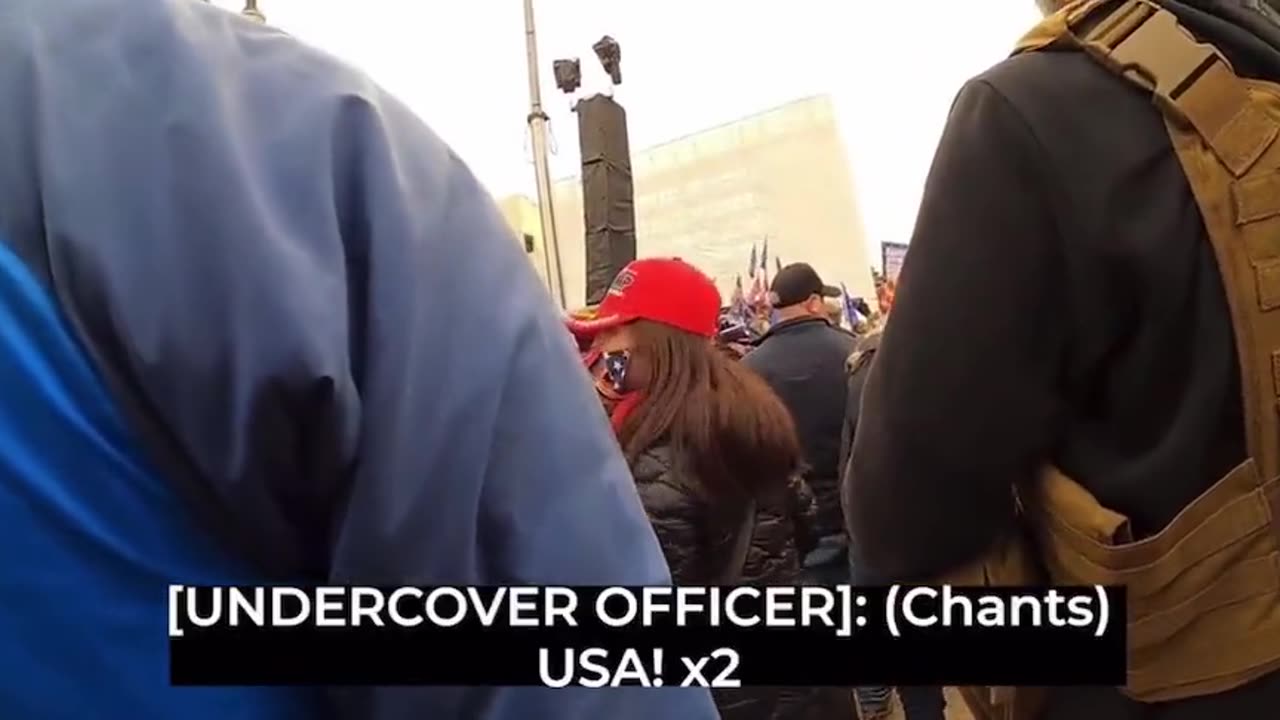 Rep. Loudermilk CONFIRMS Undercover Metropolitan Police Officer Urging J6 Crowd to Advance